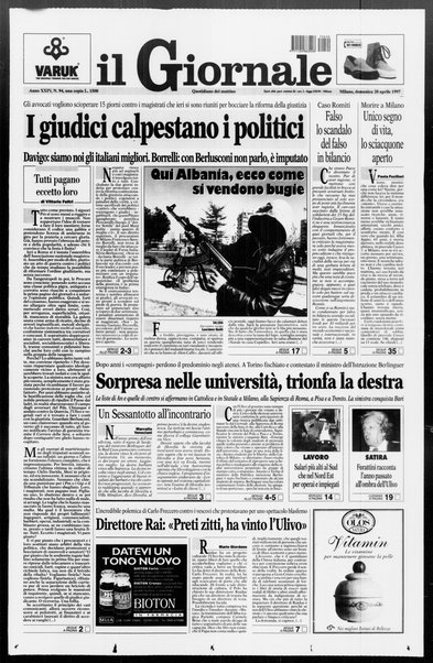 Il giornale : quotidiano del mattino